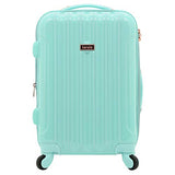kensie Women's Alma Hardside Spinner Luggage, Opal, Carry-On 20-Inch