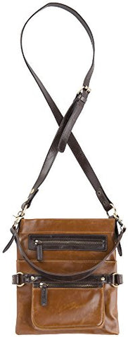 Shiraleah Harper Double Handle Crossbody Hiking Daypacks, Saddle