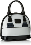 Loungefly x Star Wars Stormtrooper Patent Mini Dome Bag, Black/White