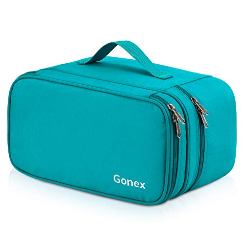 Bra Travel Organizer Bag, Gonex Underwear Lingerie Packing Storage Case Blue