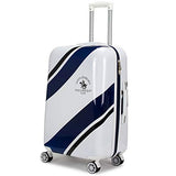 Santa Barbara Polo Racquet Club Ribbon Collection Expandable 3 Piece Luggage Set (Blue Ribbon)