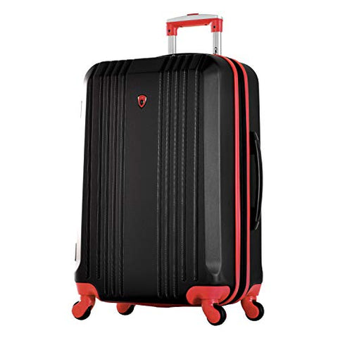Olympia Apache Ii 25" Carry-on Spinner, BLACK+RED