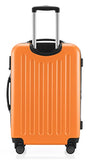 HAUPTSTADTKOFFER Luggages Sets Glossy Suitcase Sets Hardside Spinner Trolley Expandable (20', 24' & 28') TSA (Spree Orange2)