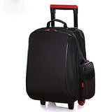 Trolley Rucksack Multi-Compartment Wheeled Rolling Backpack For Kids And Students,B