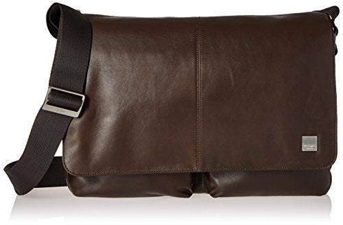 Knomo London Brompton - Kobe 15-Inch Soft Leather Messenger Men'S Bag