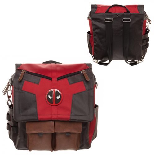 Marvel Deadpool Costume Inspired Utility Bag Crossbody Messenger Laptop Case