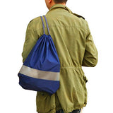 Waterproof Drawstring Beach Tote Shoulder Bag School Travel Dance Sack Backpack