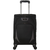 Kenneth Cole Reaction Going Places 20" 600d Polyester Expandable 4-Wheel Spinner Carry-on
