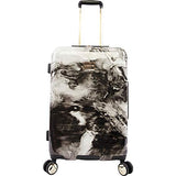 BEBE Luggage Teresa 3pc Spinner Suitcase Set, Black Marble