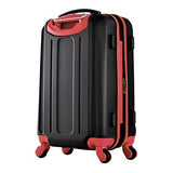 Olympia Apache Ii 29" Carry-on Spinner, BLACK+RED