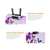Travel Luggage Cover，Mariposa Rosa，Washable Elastic Durable , With Concealed Zipper Suitcase Protector Fits For 25-28 Inch -L.