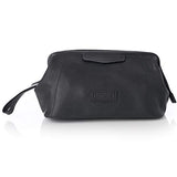 Alpine Swiss Lauter Toiletry Bag Genuine Leather Shaving Kit Dopp Kit Travel Case