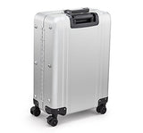 Zero Halliburton Classic Aluminum 2.0 24" 4 Wheel Spinner Travel Case (Silver)