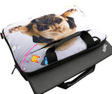 AUPET 11" 11.6" 12" 12.5" 12.9" 13-13.3 inch Canvas Laptop Sleeve Bag Carrying Messenger Bag
