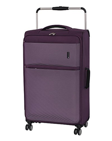 It Luggage World'S Lightest Debonair 31.5" 8-Wheel Spinner, Purple/White