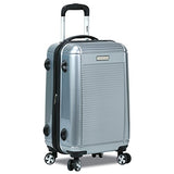 Dejuno Contour 3-Piece Hardside Spinner TSA Lock, Blue