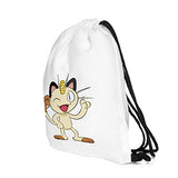 Orlesp Original Shoulder Bag Pumping Rope Backpack Pokemon Go! Pattern Printed Bundle Mouth