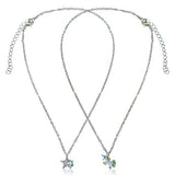 RLGPBON Unicorns gifts for girls,Unicorn Drawstring Backpack,Makeup Bag,Unicorns Jewelry,Necklace,Birthday Gifts for Girls