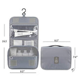 Belsmi 9 Set Packing Cubes With Shoe Bag - Compression Travel Luggage Organizer (9pcs Grey)