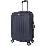Kenneth Cole Reaction Renegade 24" Hardside Expandable 8-Wheel Spinner Checked Luggage, Navy