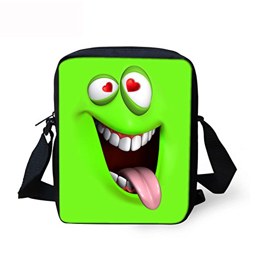 Thikin Kids Smile Emoji Crossbody Bag Mini Shoulder Handbags