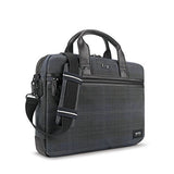 Solo Bryce Waxed Canvas Slim Brief, Plaid