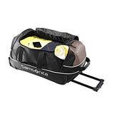 Samsonite Luggage Andante Wheeled Duffel, Black/Grey, 22 Inch