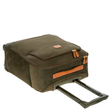 Bric's Life 21 Inch International Spinner Carry-On Luggage, Olive