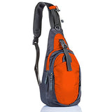 Lc Prime Sling Bag Backpack Chest Shoulder Compact Fanny Sack Satchel Outdoor Bike Nylon Fabric