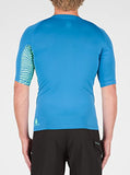 Volcom Men's Vibes Short Sleeve Rashguard, Deep Water, X-Small