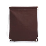 Zumer Sport Drawstring Bag, Football Brown, One Size