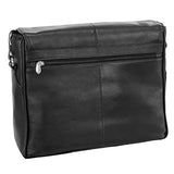 Siamod San Francesco 45355 Black Leather Messenger Bag