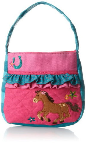 Stephen Joseph Quilted Purse, Girl Horse