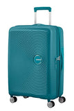 American Tourister Soundbox - Spinner Medium Expandable Suitcase, 67 cm, 81 liters, Green (Jade Green)