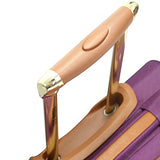 Steve Madden Global Wheeled Purple Under Seat Bag