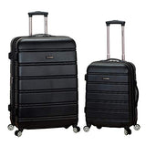 Rockland Luggage 20 Inch and 28 Inch 2 Piece Expandable Spinner Set, Black, One Size