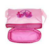 Aibearty Girls Ballet Bags Messenger Shoulder Bag with Adjustable Strap for Shoes Towel Slippers