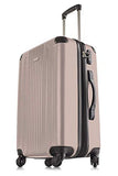 Travelcross Milano Luggage Expandable Lightweight Spinner Set - Champagne, 2 Piece (20''/ 28'')