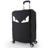 Hojax Washable Luggage Cover Spandex Suitcase Cove Protective Bag Fits 26-28 Inch Luggage White Eye