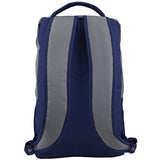 Fuel Triumph School Bookbag, Sports Backpack, Travel, Carry on, Hiking, Camping - Gray/Blue