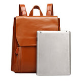 ABage Women's Backpack Purse Vintage Faux Leather Daypack College School Backpack, Brown