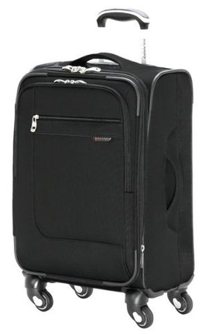 Ricardo Beverly Hills Luggage Sausalito Superlight 2.0 20-Inch 4W Expandable Spinner Carry-On, Black, Medium