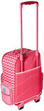 Stephen Joseph Girls' Little Classic Rolling Luggage, Flower- Chevron 14.5X8.5X18