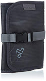 Travelon Tech Accessory Organizer, Charcoal, OPEN 13.75 x 6.5 x .1 CLOSED 6.5 x 5 x 1