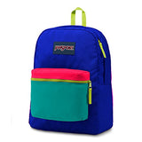 Jansport Exposed Backpack - Regal Blue/Neon Yellow