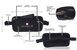 Suvelle Rfid Blocking Travel Money Belt Wallet Concealed Travel Pouch And Passport Holder