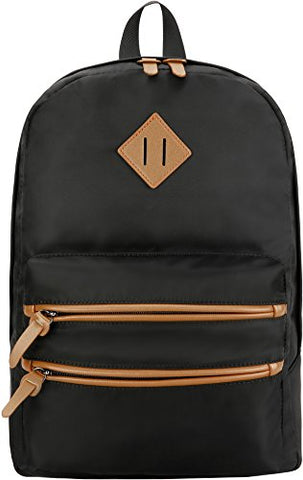 Gysan Unisex Classic Lightweight Water Resistant Rucksack Travel Backpack College Book Bags Fit