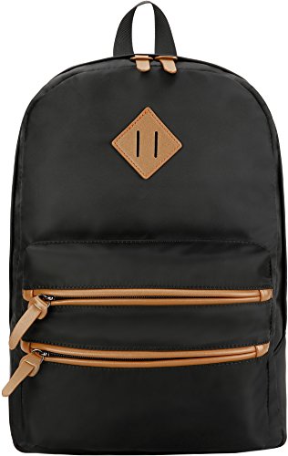 Gysan Unisex Classic Lightweight Water Resistant Rucksack Travel Backpack College Book Bags Fit