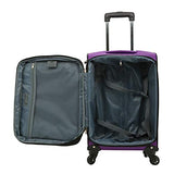 Travelers Club 20 Inch Carry On, Purple