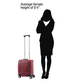 Travelpro Luggage Platinum Elite 16" Carry-On Spinner Tote With Usb Port, Bordeaux